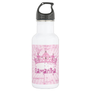 Bouteille D'eau Princesse Rose Couronne Tiara 32. oz.