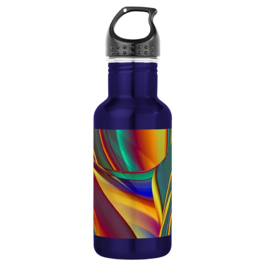 Bouteille D'eau Printemps Été Automne Fleurs Magie (Devant)