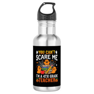 Bouteille D'eau Prof de 4e Halloween Ghost drôle