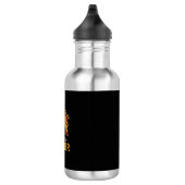 Bouteille D'eau Professeur de Halloween Sorcière Chat Design (Droite)