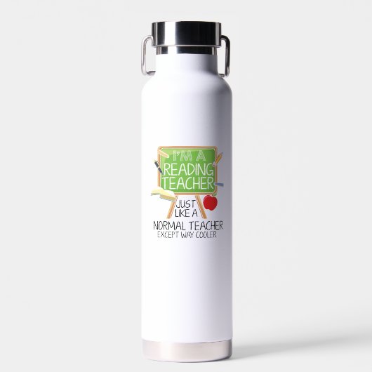 Bouteille D'eau Professeur de lecture (Avant)