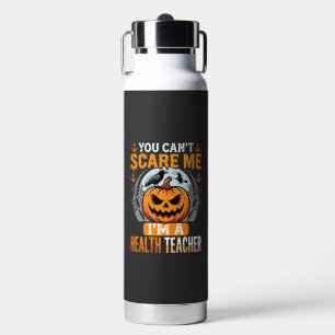 Bouteille D'eau Professeur de santé Halloween Citrouille effrayant
