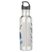 Bouteille D'eau Professional Modern Floral Ajouter un nom (Dos)