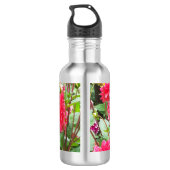 Bouteille d'eau profonde rose Dahlias (Dos)