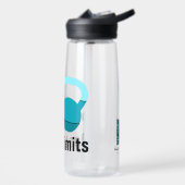 Bouteille D'eau Promo Athlete Coach Kettlebell Push Past Limits (Gauche)