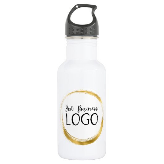 Bouteille D'eau Promo du logo d'affaires (Devant)