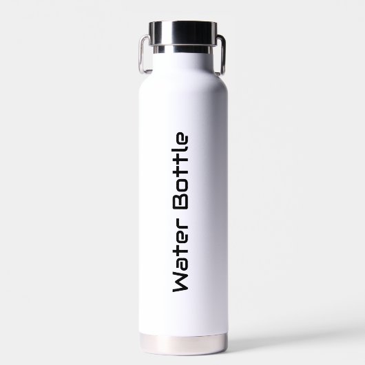 Bouteille D'eau Promotion Simple de Marque 22oz Blanc (Avant)