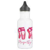 Bouteille D'eau Propriété de ballet rose Pointe Toe Dance Slipper (Gauche)
