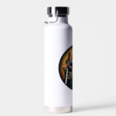 Bouteille D'eau Protégez toujours vos noix - drôle d'écureuil ninj (Plage)