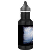 Bouteille D'eau Psaumes 34:4 sur sombre (Gauche)