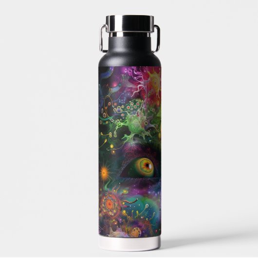 Bouteille D'eau Psychédélique (Avant)