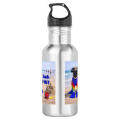 Bouteille D'eau Puggy de la plage (Dos)