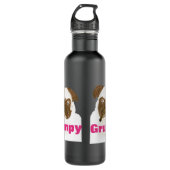 Bouteille D'eau Puggy Grumpy personnalisée avec Cigar (Devant)