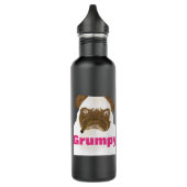 Bouteille D'eau Puggy Grumpy personnalisée avec Cigar (Gauche)