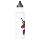 Bouteille D'eau Purple Afro Unicorn (Gauche)