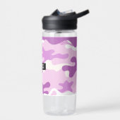 Bouteille D'eau Purple Camouflage Pattern (Gauche)
