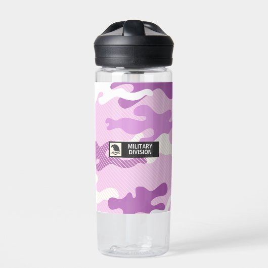 Bouteille D'eau Purple Camouflage Pattern (Extérieur)
