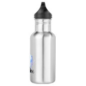 Bouteille D'eau Purple Unicorn Gold Parties scintillant Coeur pers (Droite)