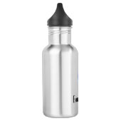 Bouteille D'eau Purple Unicorn Gold Parties scintillant Coeur pers (Gauche)