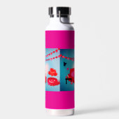 Bouteille D'eau Purr Love - Cupid - Sac Cadeau Chat (Gauche)