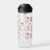 Bouteille d'eau Purr-parfaitement Kawaii Chat Came (Arrière)