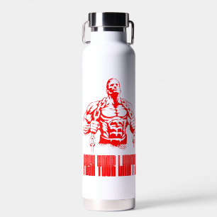Bouteille D'eau Push Your Limits - Bodybuilding and Determination