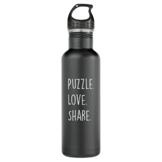 Bouteille D'eau Puzzle. Love. Share. – Water Bottle