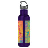 Bouteille D'eau PYTHON - moderne fractale décorative - (Dos)