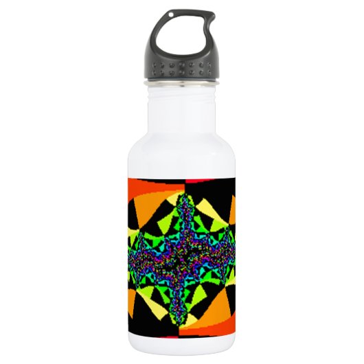 Bouteille D'eau Quasar de damier (Devant)