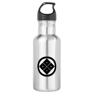 Bouteille D'eau Quatre yeux carrés inclinés en cercle