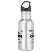 Bouteille D'eau Que ferais-je ? (Devant)