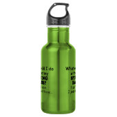 Bouteille D'eau Que ferais-je, String Bass (Devant)