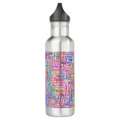 Bouteille D'eau Question Apprendre Nuage MotssTexte Motif Message (Gauche)