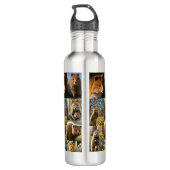 Bouteille D'eau "Quokka Chronicles : Un Collage De Photos Plein De (Dos)