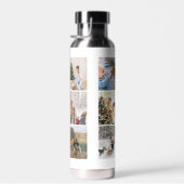 Bouteille D'eau Quote Typography Family Photo Collage Template (Plage)