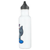 Bouteille D'eau Racon en Snowboard avec Snowboard & Scarf (Droite)