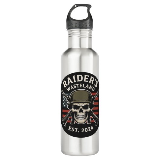 Bouteille D'eau Raider’s Wasteland Official Logo Water Bottle (Devant)