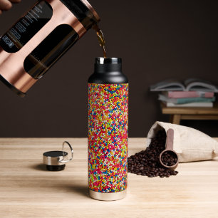 Bouteille D'eau Rainbow Candy Sprinkles Fête et fête