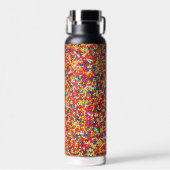 Bouteille D'eau Rainbow Candy Sprinkles Fête et fête (Avant)