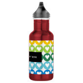 Bouteille D'eau Rainbow Colors  | Cute Back to School (Droite)