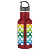 Bouteille D'eau Rainbow Colors  | Cute Back to School (Dos)