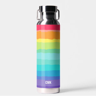 Bouteille D'eau Rainbow Cute Gay pride coloré Personnalisé LGBTQ