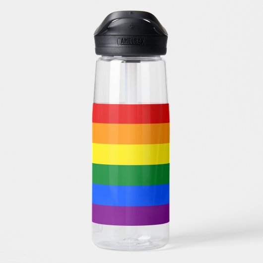 Bouteille D'eau Rainbow Flag & Pride, LGBT Rainbow, communauté (Arrière)