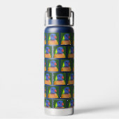Bouteille D'eau Rainbow Lorikeet Parrot Motif (Arrière)