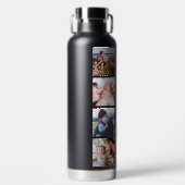 Bouteille D'eau Rainbow 'LOVE YOU DADDY' Photo Collage Keepsaké (Avant)