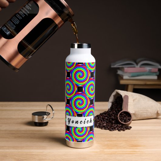 Bouteille D'eau Rainbow Spiral par Kenneth Yoncich (Gym)