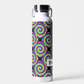 Bouteille D'eau Rainbow Spiral par Kenneth Yoncich (Avant)