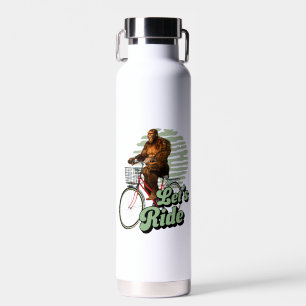 Bouteille D'eau Randonnée à vélo dans la forêt de Sasquatch
