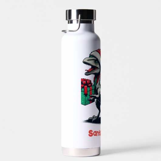 Bouteille D'eau rapace de Noël Santa hat (Plage)