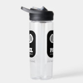 Bouteille D'eau Raquettes de padel traversé nom personnalisé boute (Droite)